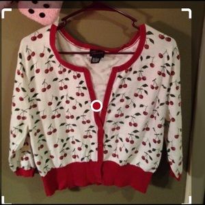 White Cherry Cardigan